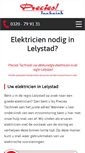 Mobile Screenshot of lelystad-elektricien.nl
